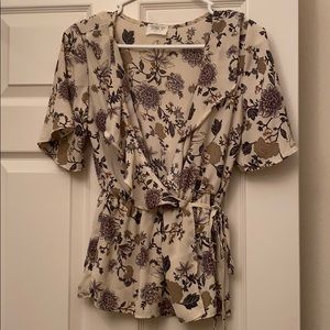 Sienna Sky wrap top